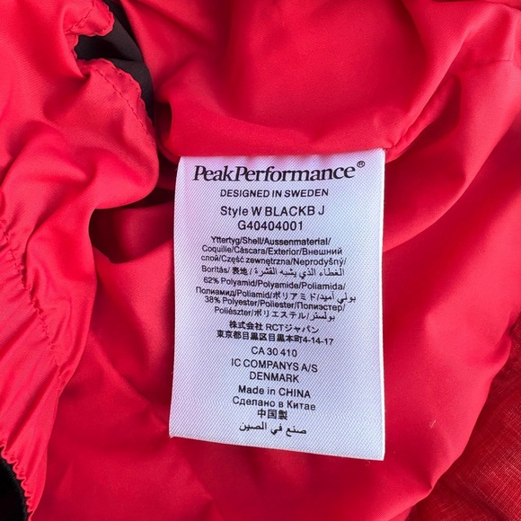 Peak Performance Blackburn Women’s Down ski jacket red warm - Picture 5 of 7